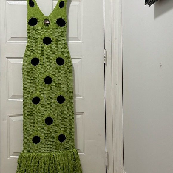 Brand New: Hanifa Harper Maxi Polka Dot dress - Picture 3 of 7